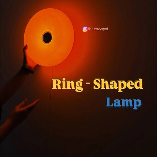آباژور دیواری برقی مدل Ring-Shaped Lamp