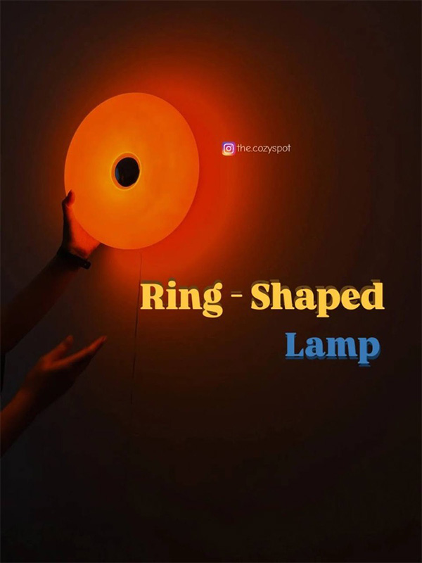 آباژور دیواری برقی مدل Ring-Shaped Lamp