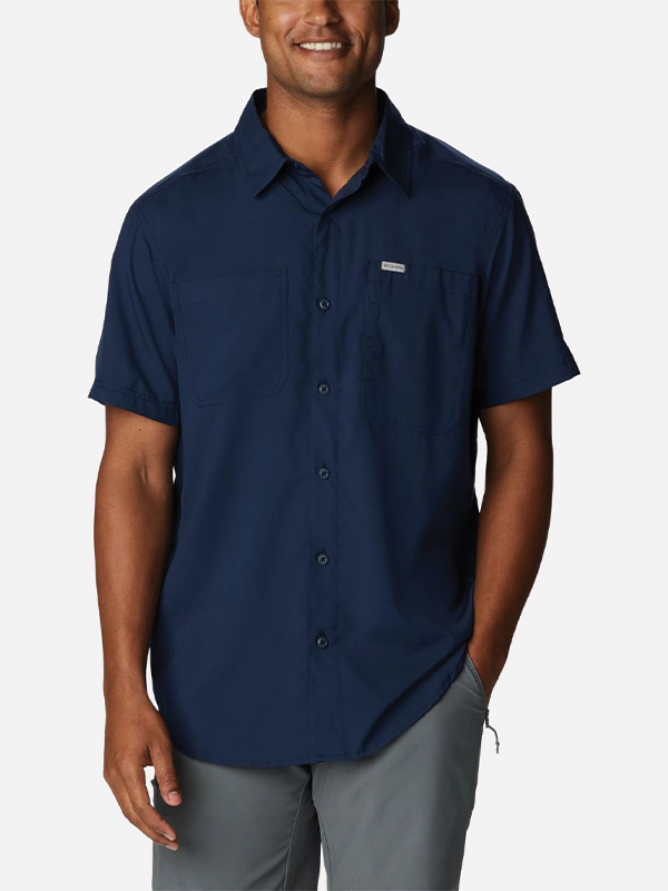 پیراهن مردانه کلمبیا مدل Men's Silver Ridge tm Utility Lite Short Sleeve