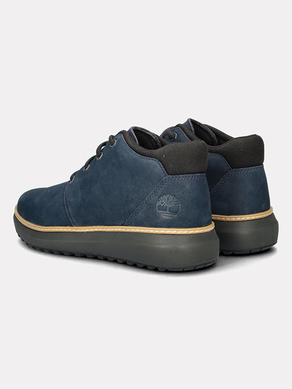کفش نیم بوت تیمبرلند مدل Hudson Road Mid Lace-Up Chukka Boot for Men in Dark Blue