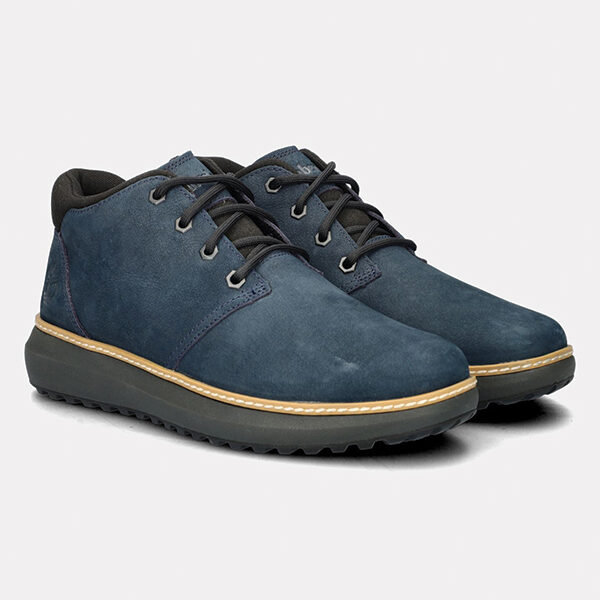 کفش نیم بوت تیمبرلند مدل Hudson Road Mid Lace-Up Chukka Boot for Men in Dark Blue