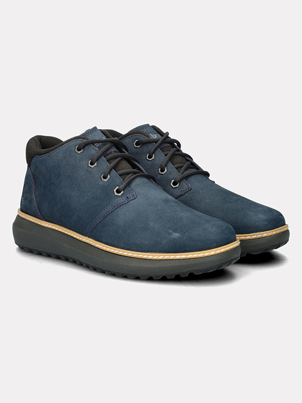 کفش نیم بوت تیمبرلند مدل Hudson Road Mid Lace-Up Chukka Boot for Men in Dark Blue