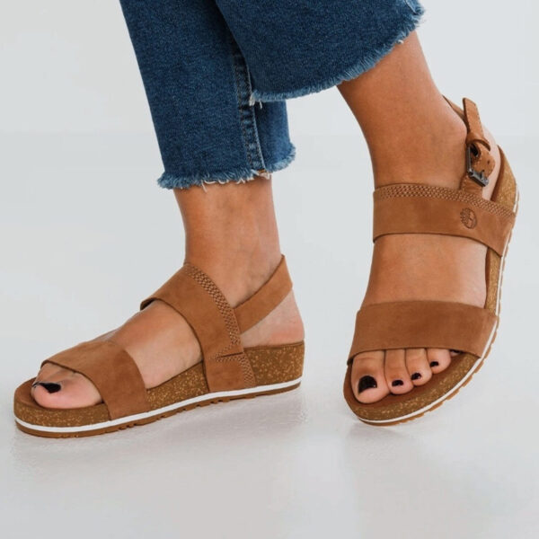 صندل زنانه تیمبرلند مدل Malibu waves ankle strap