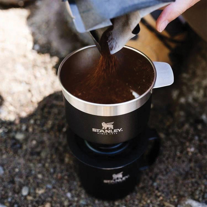 قهوه ساز مشکی فیلتر استنلی مدل The Camp Pour Over Coffee - تصویر 3