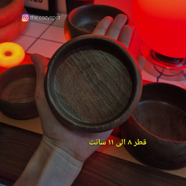 کاسه های چوبی - جنس چوب - گردو