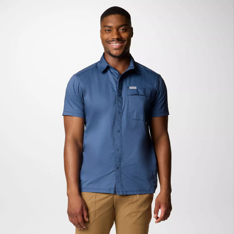 پیراهن مردانه کلمبیا مدل landroamer Twill ss