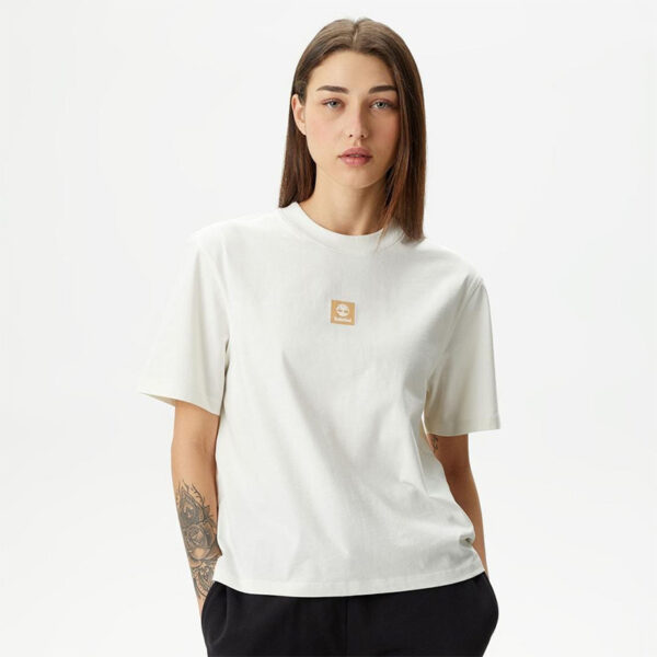تیشرت زنانه تیمبرلند مدل stack logo T-shirt
